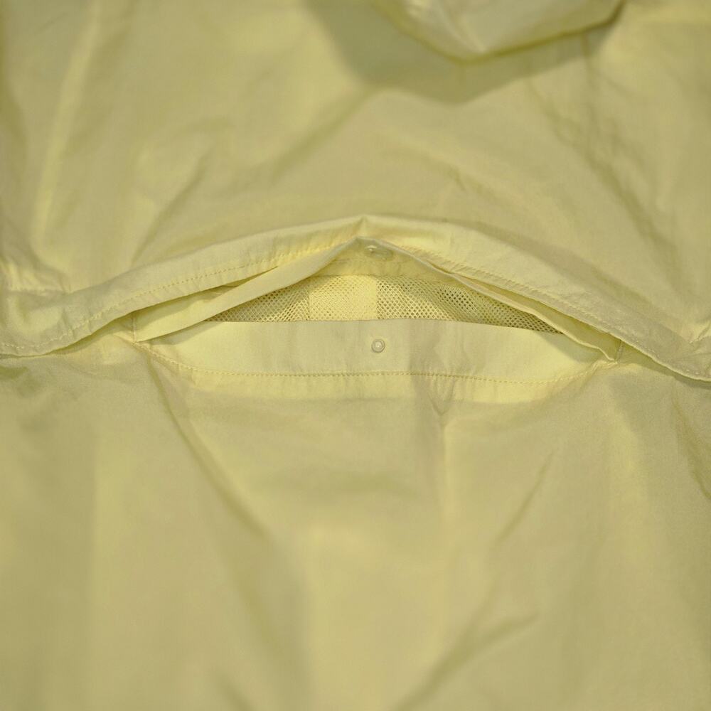 Eddie Bauer Women’s Small Yellow Nylon Half Zip Pullover Windbreaker Hood Jacket - Picture 9 of 12
